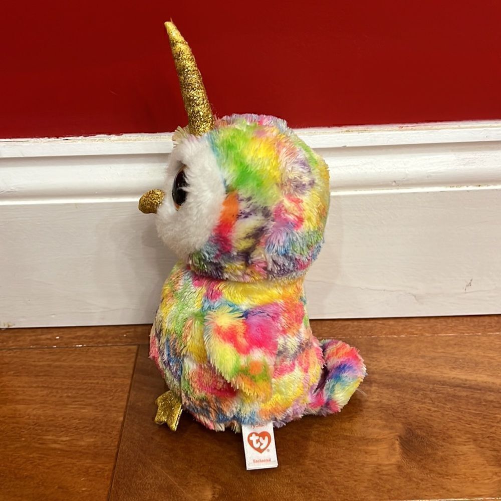 ‎Ty Beanie Boo 'Enchanted' the Unicorn Owl (6 inch) - Picture 2 of 6
